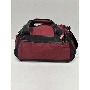 Asics Maroon and Black Gym Bag
